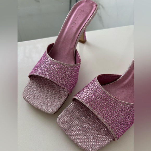 Billini Quay Rhinestone Mid Stiletto Heeled Sandals NWT - Picture 4 of 11